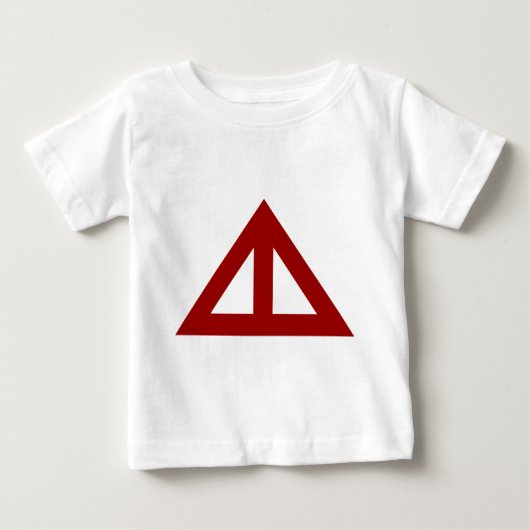 Dreieckbogen Baby T-shirt (Vorderseite)
