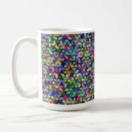 Dreiecke 15oz-Tasse Kaffeetasse (Links)