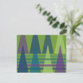 Dreiecke 1 postkarte (Stehend Vorderseite)