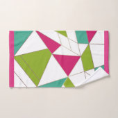 Dreiecke abstrakte geometrische Geometrie Badhandtuch Set (Handtuch)
