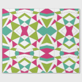 Dreiecke abstrakte geometrische Geometrie Geschenkpapier (Flach)