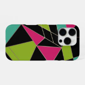 Dreiecke abstrakte geometrische Geometrie iPhone Hülle (Rückseite (Horizontal))