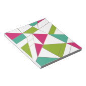Dreiecke abstrakte geometrische Geometrie Notizblock (angewinkelt)