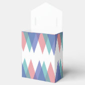 Dreiecke aus Blau und Korallen Geschenkschachtel (Geöffnet)