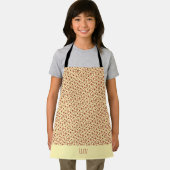 Dreiecke Beige Minimalmuster Schürze (Insitu)