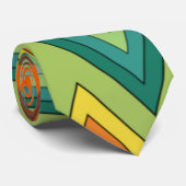 Dreiecke der 1970er krawatte (Gerollt)