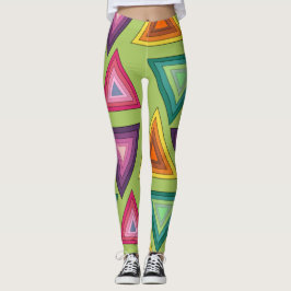 Dreiecke der 1970er leggings