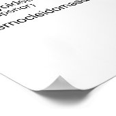 Dreiecke der Nackenmuskeln Anatomisches Diagramm Poster (Ecke)