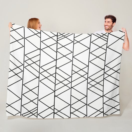 Dreiecke Fleecedecke (Beispiel)