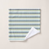 Dreiecke für Neptun, Seashell, Grüne und Marine Badhandtuch Set (Waschlappen)