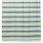 Dreiecke für Neptun, Seashell, Grüne und Marine Duschvorhang (Vorderseite)