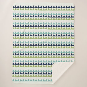 Dreiecke für Neptun, Seashell, Grüne und Marine Sherpadecke