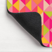 Dreiecke geometrisches Muster Mousepad (Ecke)