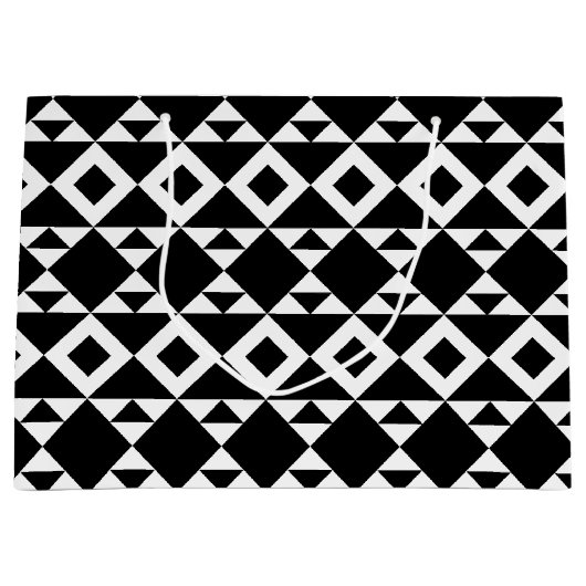 Dreiecke Große Geschenktüte (Vorderseite)