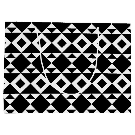 Dreiecke Große Geschenktüte (Rückseite)