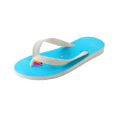 Dreiecke im Himmel Kinderbadesandalen (Schrägansicht)