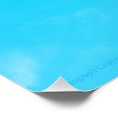 Dreiecke im Himmel Poster (Ecke)