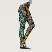 Dreiecke in Bewegung Leggings (Rechts)