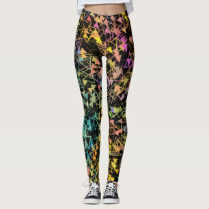Dreiecke in Bewegung Leggings