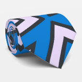 Dreiecke in blau krawatte (Gerollt)