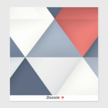 Dreiecke in Grautönen mit Rot