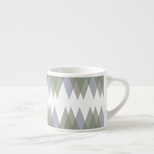 Dreiecke Khaki Espressotasse (Rechts)