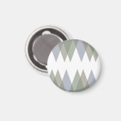 Dreiecke Khaki Magnet (Vorderseite/Rückseite)