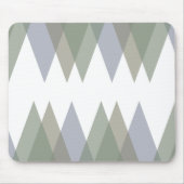 Dreiecke Khaki Mousepad (Vorne)