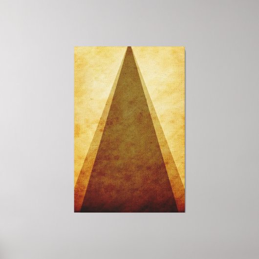 Dreiecke Leinwanddruck (Vorderseite)