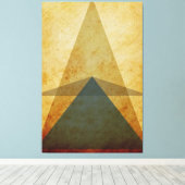 Dreiecke Leinwanddruck (Insitu (Holzboden))