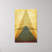 Dreiecke Leinwanddruck (Vorderseite)