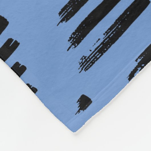 Dreiecke + Linien Fleecedecke (Ecke)