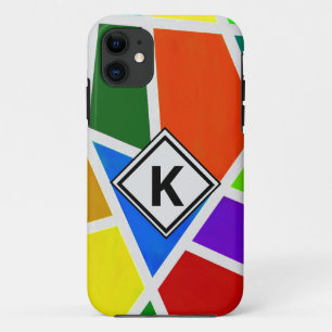 Dreiecke mit den Farben der geometrischen Kunst än Case-Mate iPhone Hülle