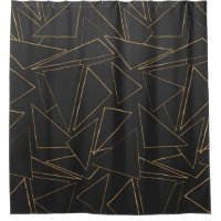 Dreiecke mit Minimalistischen geometrischen Goldrä