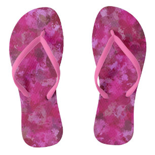 Dreiecke mit rosa Kohlensäure, Rose 5080 Badesandalen