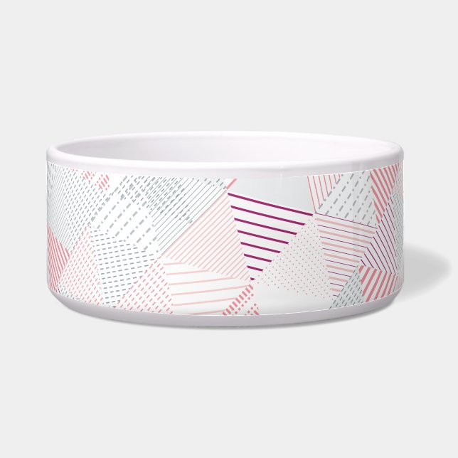 Dreiecke Muster 2 Napf (Vorderseite)