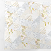 Dreiecke Muster 3 Dreifach Gefaltete Urlaubskarte (Innen Erste Seite)