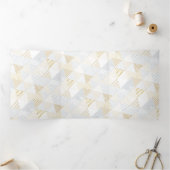 Dreiecke Muster 3 Dreifach Gefaltete Urlaubskarte (Innenseite)