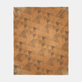 Dreiecke Muster 5 Fleecedecke (Vorderseite)