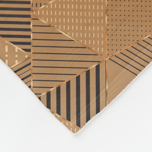 Dreiecke Muster 5 Fleecedecke (Ecke)