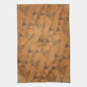 Dreiecke Muster 5 Geschirrtuch (Vertikal)