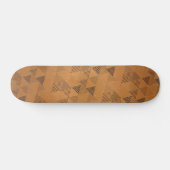 Dreiecke Muster 5 Skateboard (Horizontal)