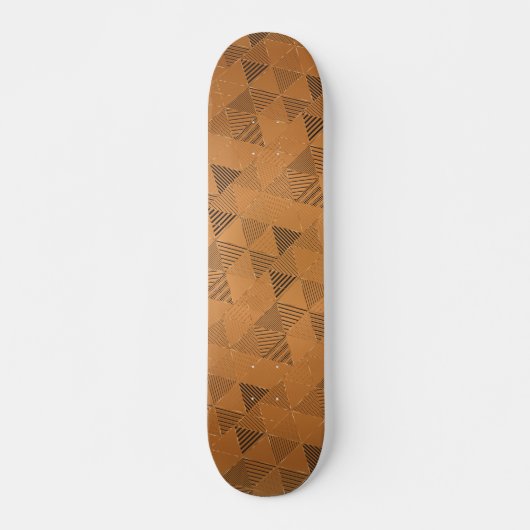 Dreiecke Muster 5 Skateboard (Vorne)