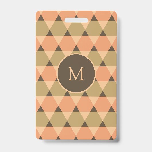 Dreiecke Muster Ausweis (Vorderseite)