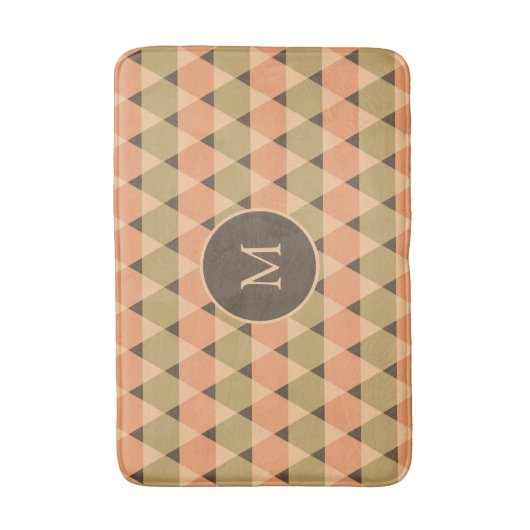 Dreiecke Muster Badematte (Vorderseite Vertikal)