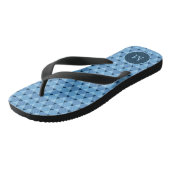 Dreiecke Muster Badesandalen (Schrägansicht)