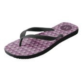 Dreiecke Muster Badesandalen (Schrägansicht)