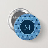 Dreiecke Muster Button (Vorne & Hinten)