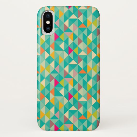 Dreiecke Muster Case-Mate iPhone Hülle (Rückseite)