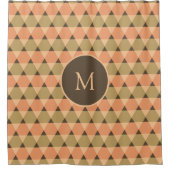 Dreiecke Muster Duschvorhang (Vorderseite)